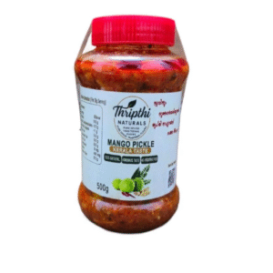 Thripthi Naturals Mango Pickle - Kerala Style (500g) – 100% Natural, No Preservatives