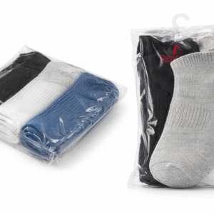 premium cotton ankle socks 3pairpack (black,grey,white)